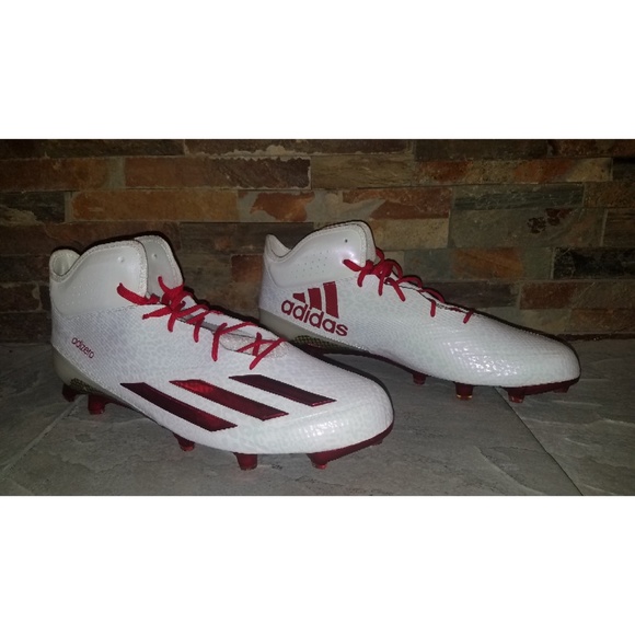 Adidas Adizero 6.0 Mid Football Cleats Size 16 - Picture 1 of 7